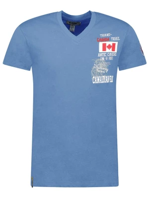 Canadian Peak Koszulka "Jantrail" w kolorze niebieskim rozmiar: M