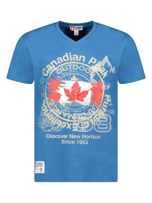 Canadian Peak Koszulka "Japple" w kolorze niebieskim rozmiar: L