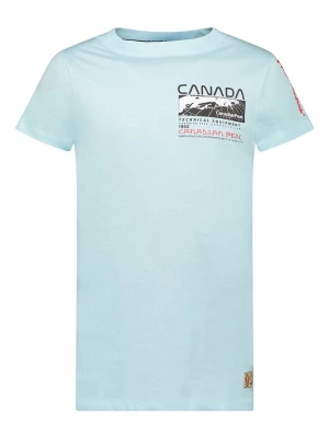 Canadian Peak Koszulka "Jholmeak" w kolorze błękitnym rozmiar: S