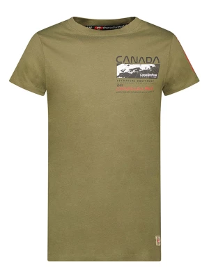 Canadian Peak Koszulka "Jholmeak" w kolorze khaki rozmiar: XXL