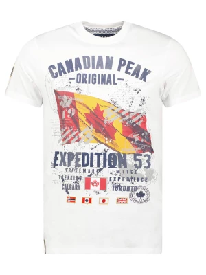 Canadian Peak Koszulka "Jitcheneak" w kolorze białym rozmiar: S
