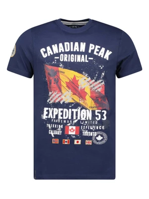 Canadian Peak Koszulka "Jitcheneak" w kolorze granatowym rozmiar: S