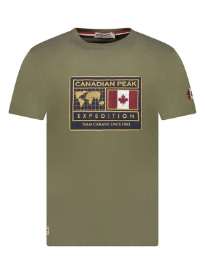 Canadian Peak Koszulka "Jofoteneak" w kolorze khaki rozmiar: M