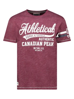 Canadian Peak Koszulka "Jortlabeak" w kolorze bordowym rozmiar: S