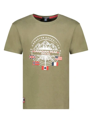 Canadian Peak Koszulka "Jovanyeak" w kolorze khaki rozmiar: S