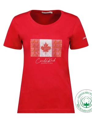 Canadian Peak Koszulka "Jwildeak" w kolorze czerwonym rozmiar: M