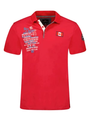 Canadian Peak Koszulka polo "Kancreak" w kolorze czerwonym rozmiar: XXL