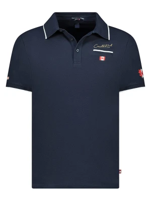 Canadian Peak Koszulka polo "Kareak" w kolorze granatowym rozmiar: 128