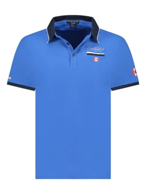 Canadian Peak Koszulka polo "Kareak" w kolorze niebieskim rozmiar: XL