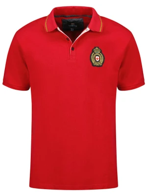 Canadian Peak Koszulka polo "Kariteak" w kolorze czerwonym rozmiar: M