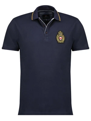Canadian Peak Koszulka polo "Kariteak" w kolorze granatowym rozmiar: M