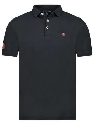 Canadian Peak Koszulka polo "Karseak" w kolorze czarnym rozmiar: M