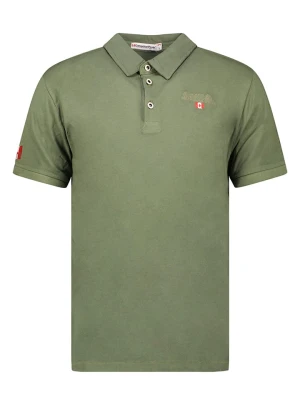 Canadian Peak Koszulka polo "Karseak" w kolorze khaki rozmiar: M