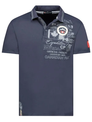 Canadian Peak Koszulka polo "Karueneak" w kolorze granatowym rozmiar: L