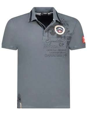 Canadian Peak Koszulka polo "Karueneak" w kolorze szarym rozmiar: S