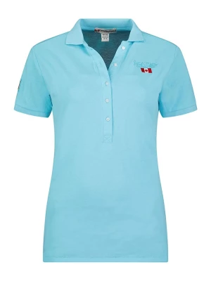 Canadian Peak Koszulka polo "Kellyeak" w kolorze błękitnym rozmiar: XXL