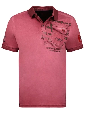 Canadian Peak Koszulka polo "Keoneak" w kolorze bordowym rozmiar: S