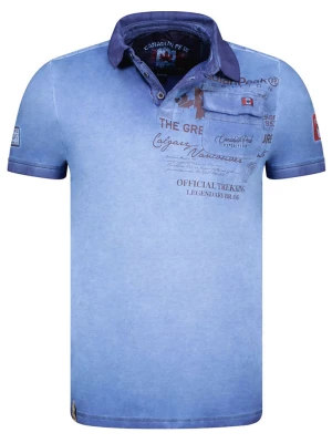 Canadian Peak Koszulka polo "Keoneak" w kolorze niebieskim rozmiar: L