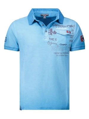 Canadian Peak Koszulka polo "Keoneak" w kolorze niebieskim rozmiar: M
