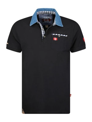 Canadian Peak Koszulka polo "Kerwineak" w kolorze czarnym rozmiar: M