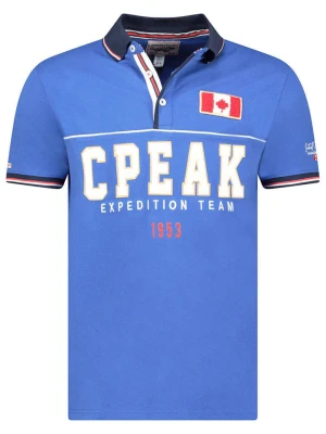 Canadian Peak Koszulka polo "Ketoreak" w kolorze niebieskim rozmiar: M