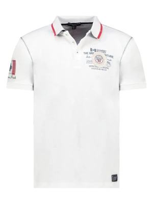 Canadian Peak Koszulka polo "Kilsvikeak" w kolorze białym rozmiar: M