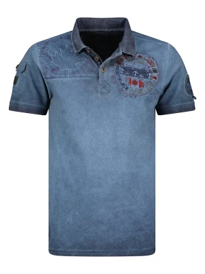 Canadian Peak Koszulka polo "Kinflateak" w kolorze niebieskim rozmiar: M