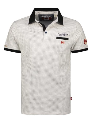 Canadian Peak Koszulka polo "Kingdomeak" w kolorze białym rozmiar: S