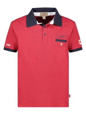 Canadian Peak Koszulka polo "Kingdomeak" w kolorze czerwonym rozmiar: S