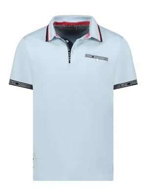 Canadian Peak Koszulka polo "Klarkeak" w kolorze błękitnym rozmiar: M