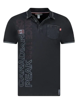 Canadian Peak Koszulka polo "Konakreak" w kolorze czarnym rozmiar: L
