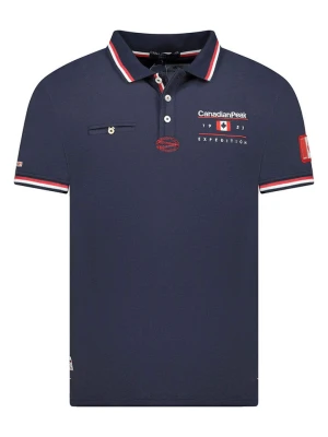 Canadian Peak Koszulka polo "Konbustybleak" w kolorze granatowym rozmiar: L