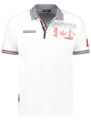 Canadian Peak Koszulka polo "Krusteak" w kolorze białym rozmiar: XXL