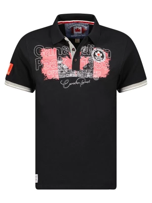 Canadian Peak Koszulka polo "Kutteak" w kolorze czarnym rozmiar: S