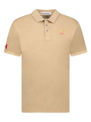 Canadian Peak Koszulka polo w kolorze beżowym rozmiar: XL