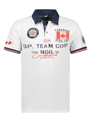 Canadian Peak Koszulka polo w kolorze białym rozmiar: XL