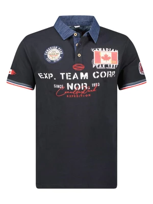 Canadian Peak Koszulka polo w kolorze czarnym rozmiar: S