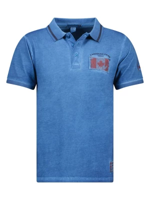 Canadian Peak Koszulka polo w kolorze niebieskim rozmiar: S