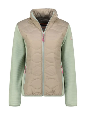 Canadian Peak Kurtka polarowa "Tahitieak" w kolorze beżowo-jasnozielonym rozmiar: XXL