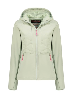 Canadian Peak Kurtka polarowa "Tigneseak" w kolorze jasnozielonym rozmiar: L