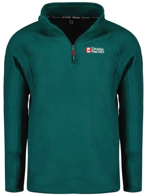 Canadian Peak Kurtka polarowa "Tugeak" w kolorze ciemnozielonym rozmiar: onesize