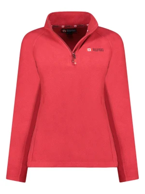 Canadian Peak Kurtka polarowa "Tugeak" w kolorze czerwonym rozmiar: M