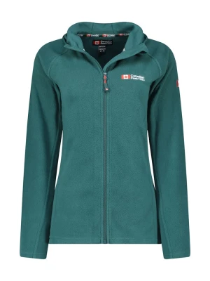 Canadian Peak Kurtka polarowa "Tugoodeak" w kolorze ciemnozielonym rozmiar: XXL