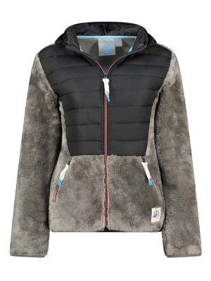 Canadian Peak Kurtka polarowa "Typologieak" w kolorze szaro-czarnym rozmiar: S