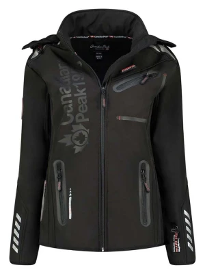 Canadian Peak Kurtka softshellowa "Reinak" w kolorze czarnym rozmiar: L
