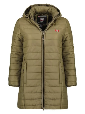 Canadian Peak Płaszcz pikowany "Atikeak" w kolorze khaki rozmiar: XXL