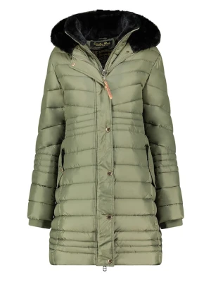 Canadian Peak Płaszcz zimowy "Biensureak" w kolorze zielonym rozmiar: XXL