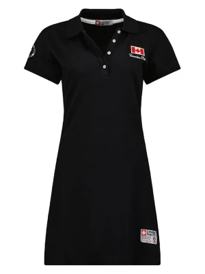 Canadian Peak Sukienka polo "Katcheak" w kolorze czarnym rozmiar: L