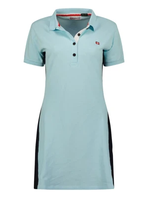 Canadian Peak Sukienka polo "Kolivieak" w kolorze błękitnym rozmiar: XL