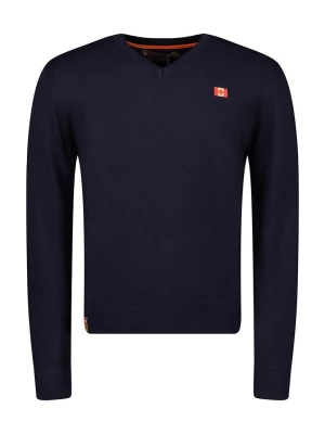 Canadian Peak Sweter "Felineak" w kolorze granatowym rozmiar: 3XL